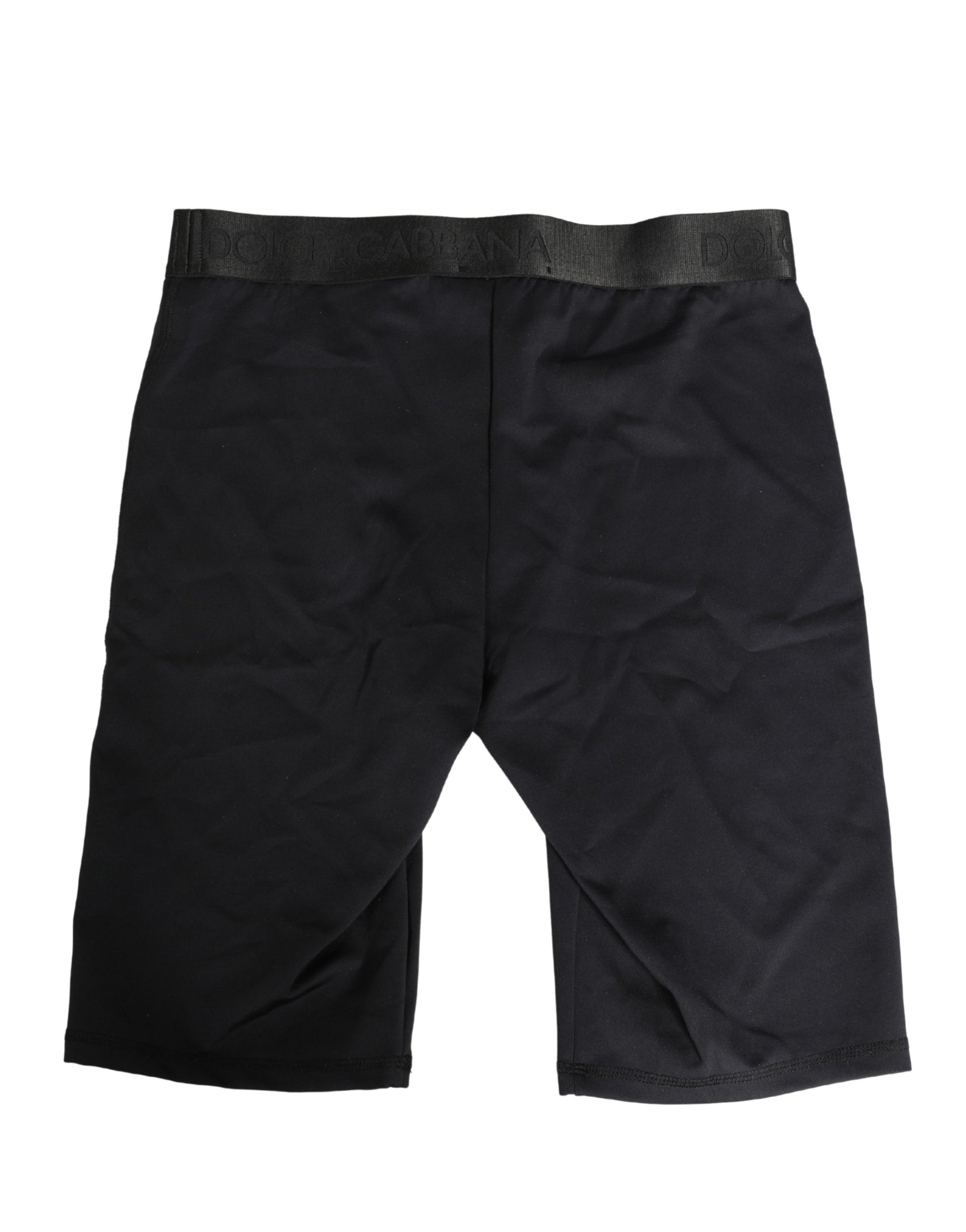 Dolce & Gabbana Boxer Homme Noir avec Logo à la Ceinture