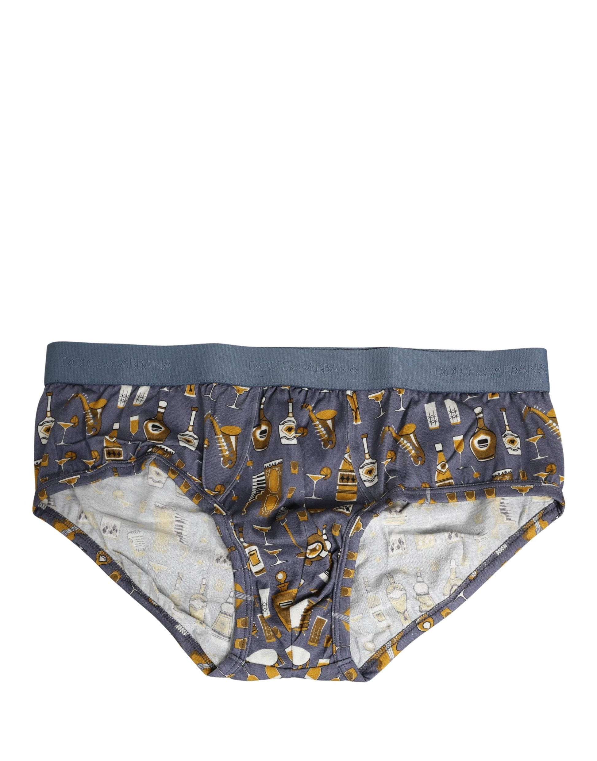 Slip Brando Dolce & Gabbana gris Jazz Cocktail pour homme