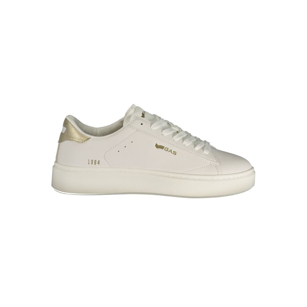 Baskets en polyuréthane blanches Gas pour femme