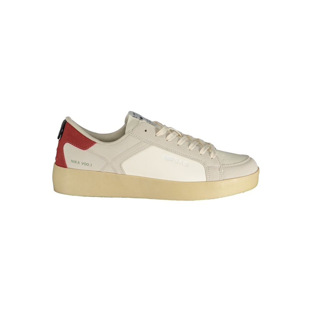 Baskets homme Gas White en polyuréthane
