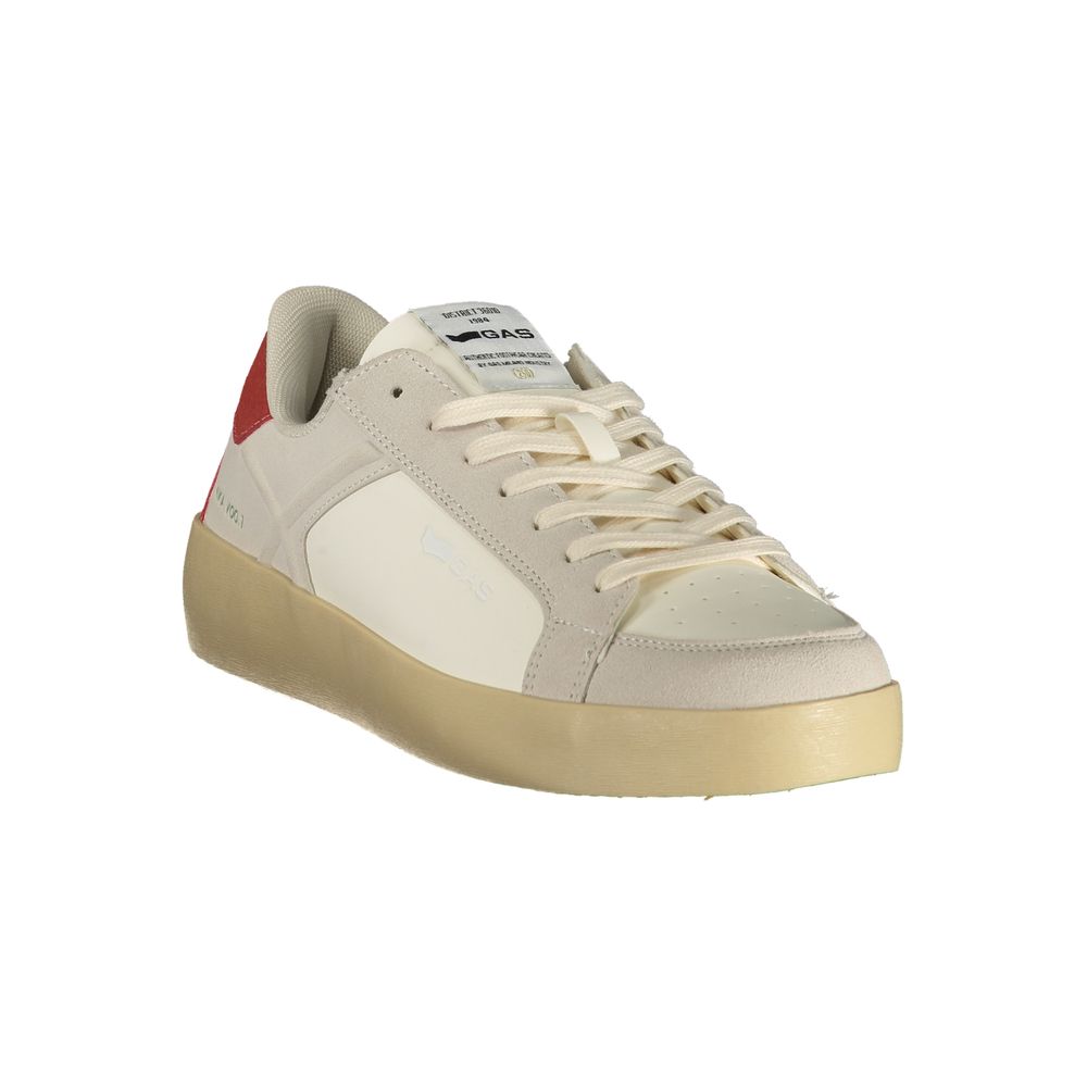 Baskets homme Gas White en polyuréthane