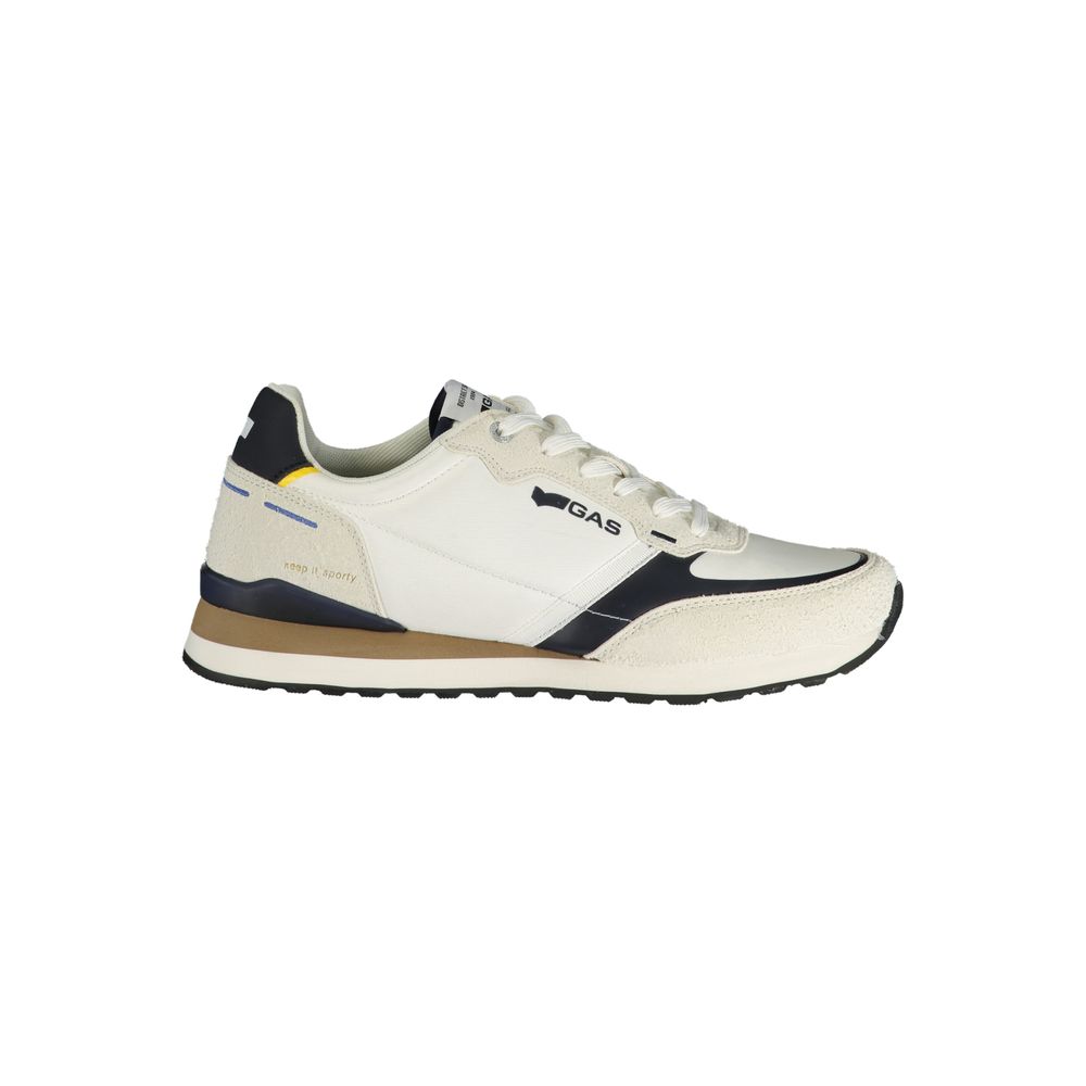 Baskets homme Gas White en polyuréthane
