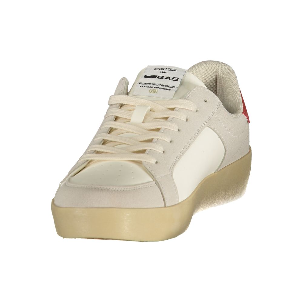 Baskets homme Gas White en polyuréthane