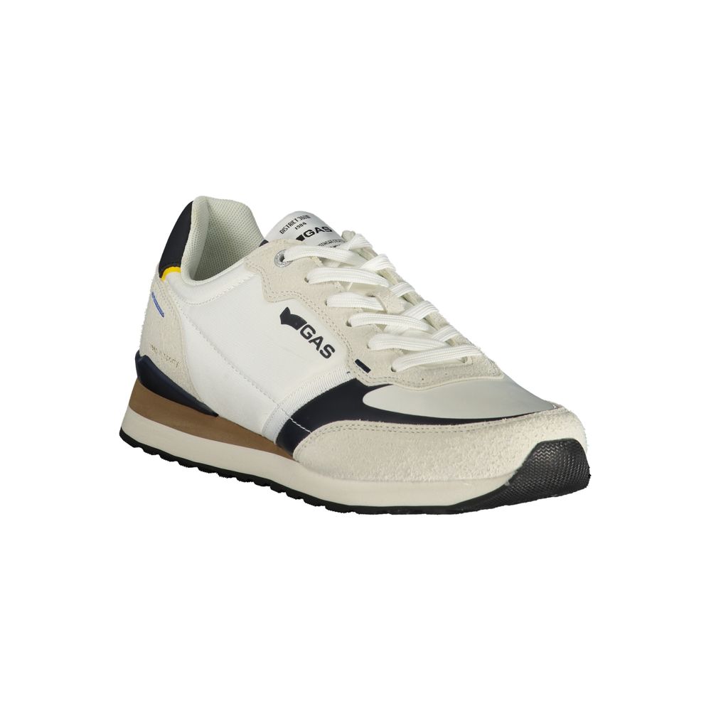 Baskets homme Gas White en polyuréthane
