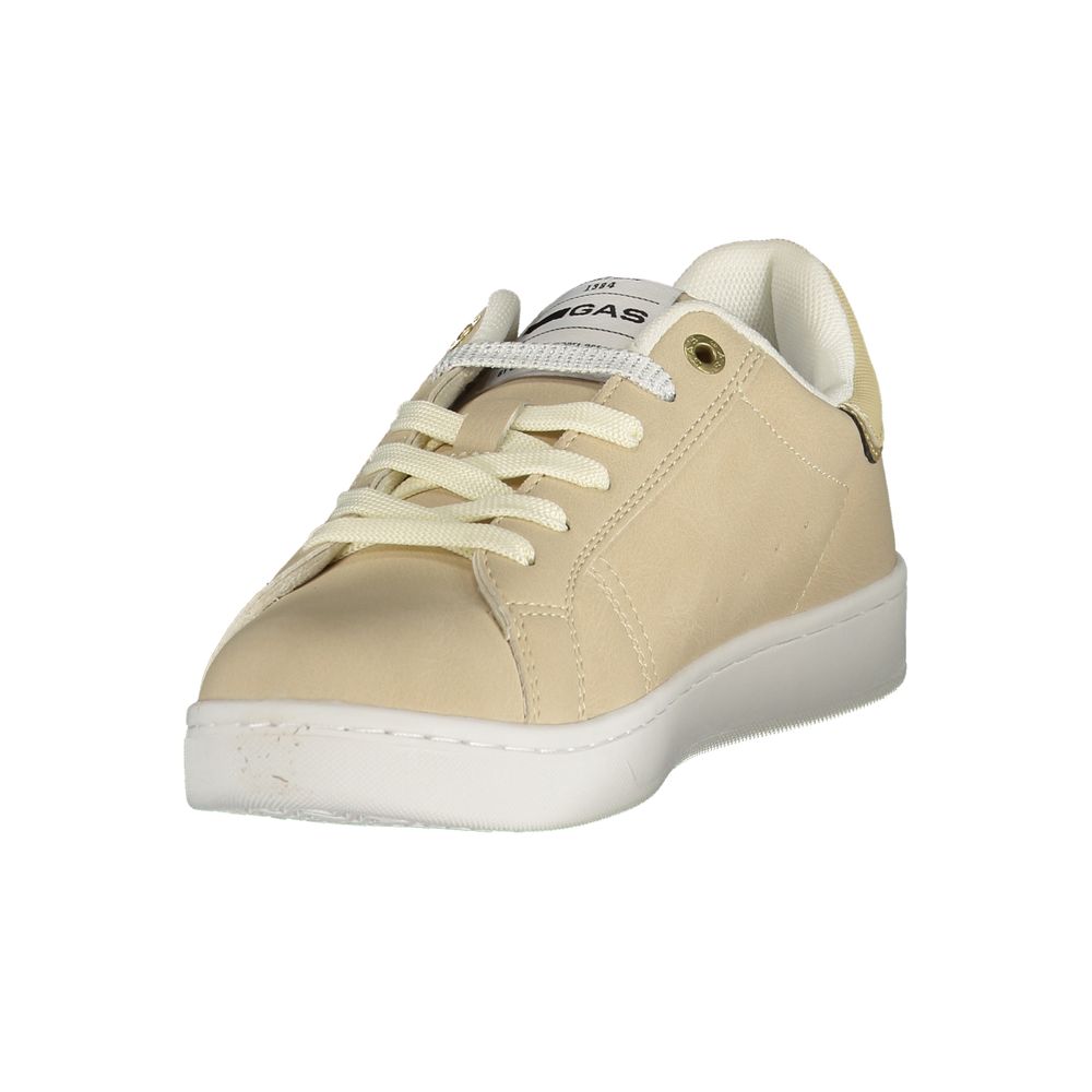 Baskets Gas beiges en polyester pour femme