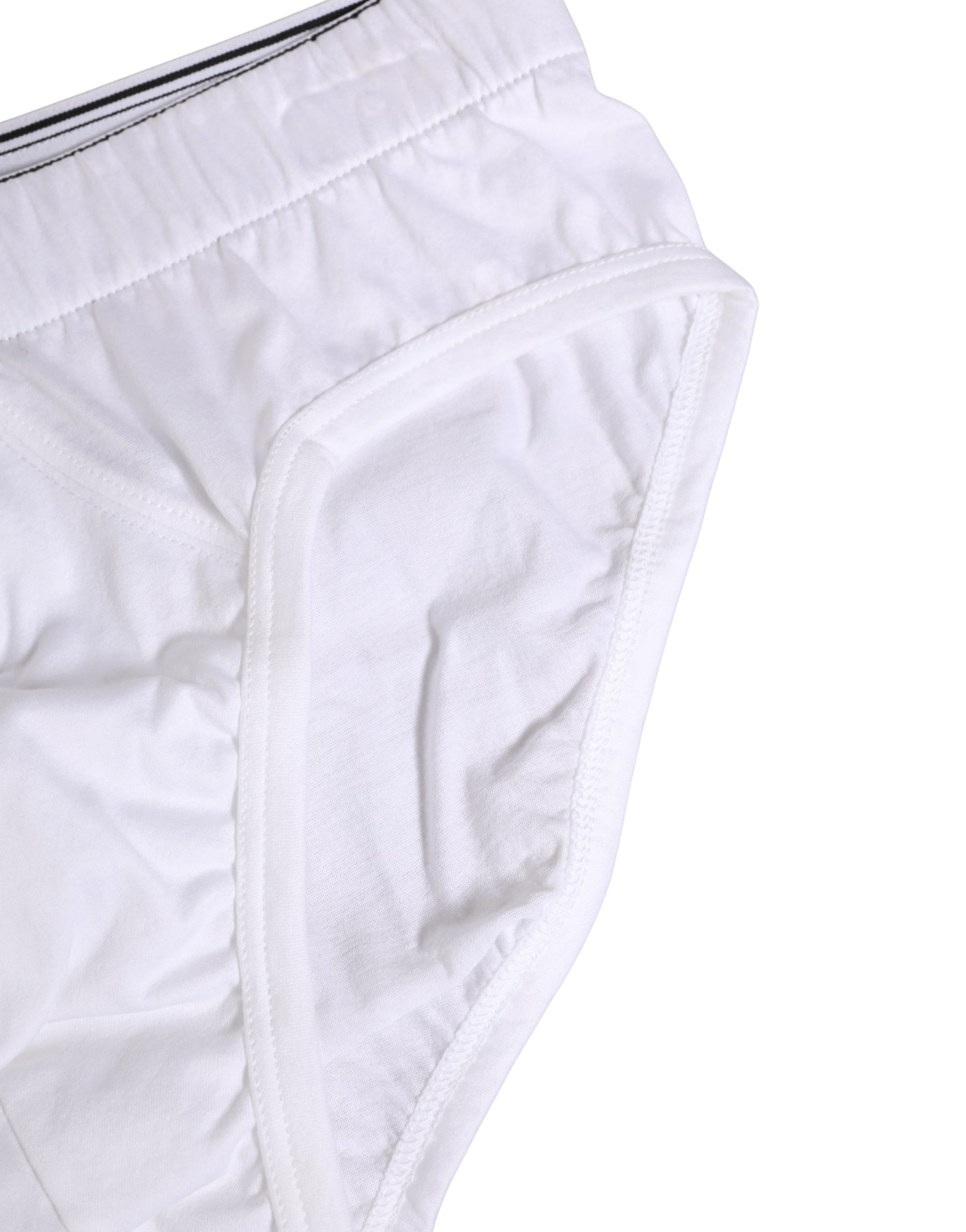 Slip Midi Homme Regular Dolce & Gabbana en Coton Blanc