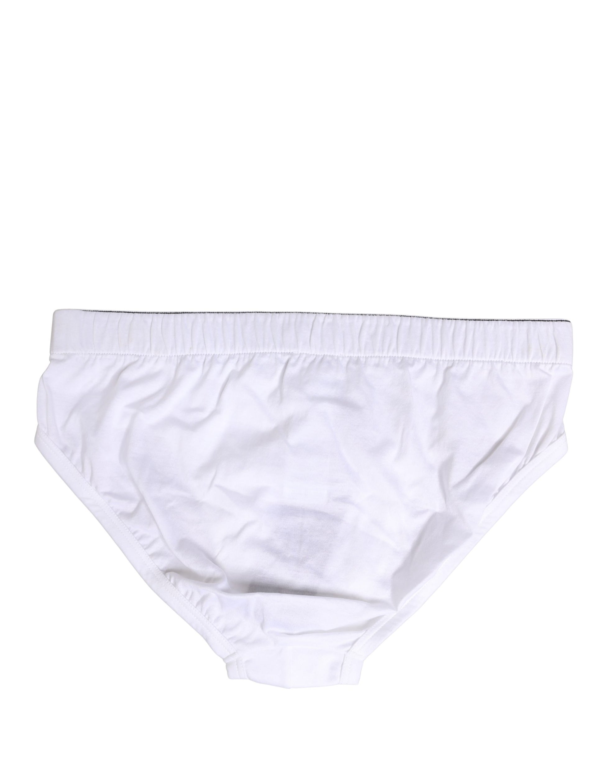 Slip Midi Homme Regular Dolce & Gabbana en Coton Blanc