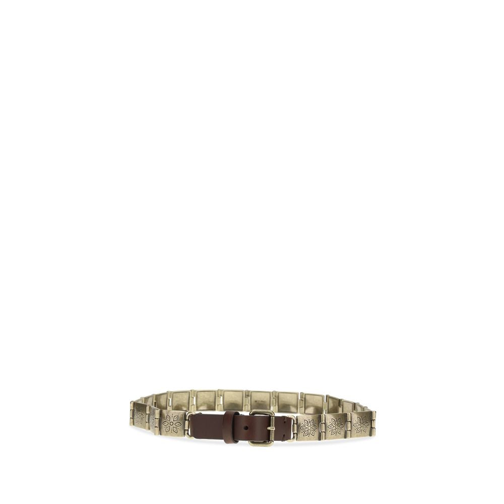 Ceinture classique Etro en cuir de veau marron Bos Taurus