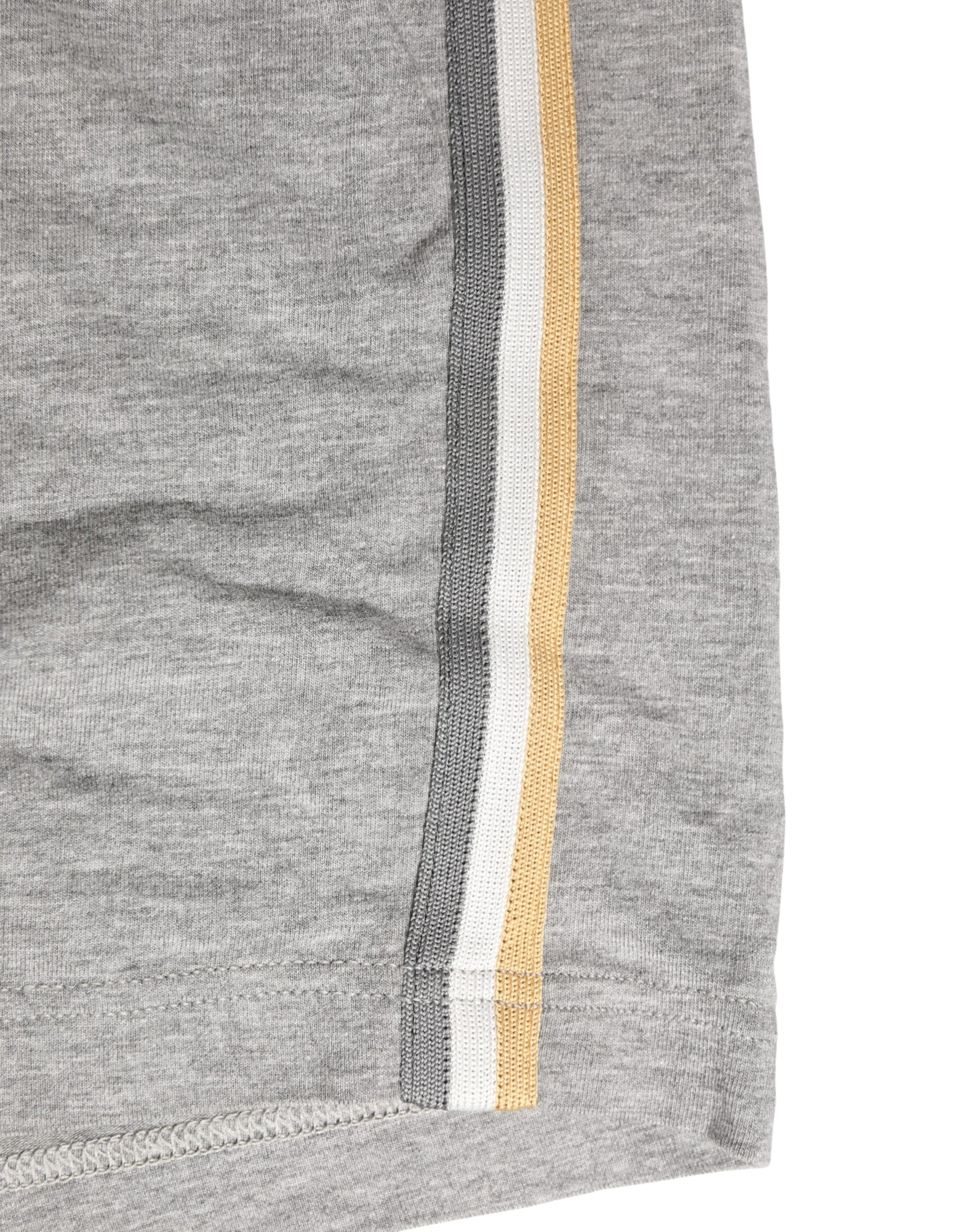 Caleçon Homme Dolce & Gabbana en Coton avec Ceinture Logo Grise