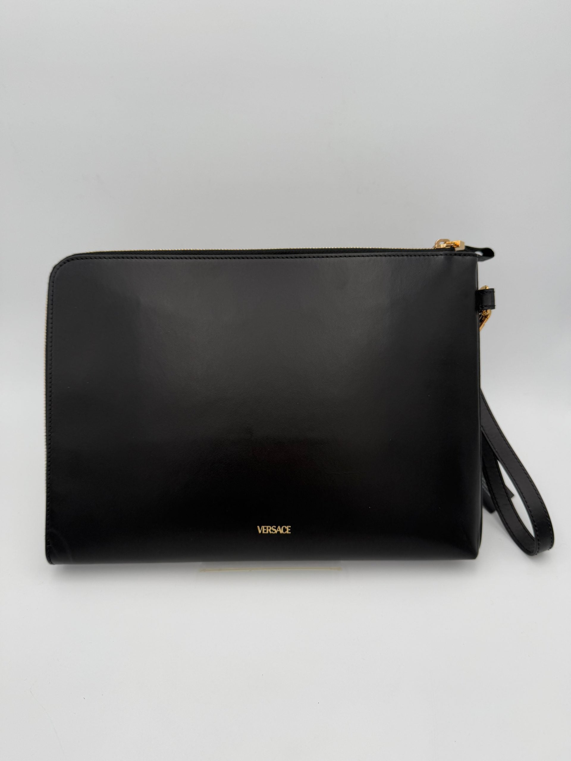 Versace VERSACE LA MEDUSA Pochette en cuir signature