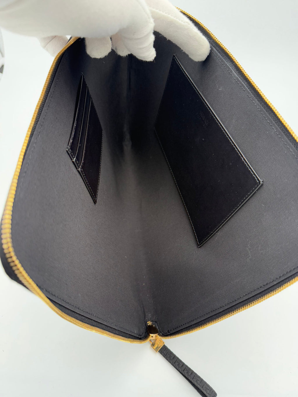 Versace VERSACE LA MEDUSA Pochette en cuir signature