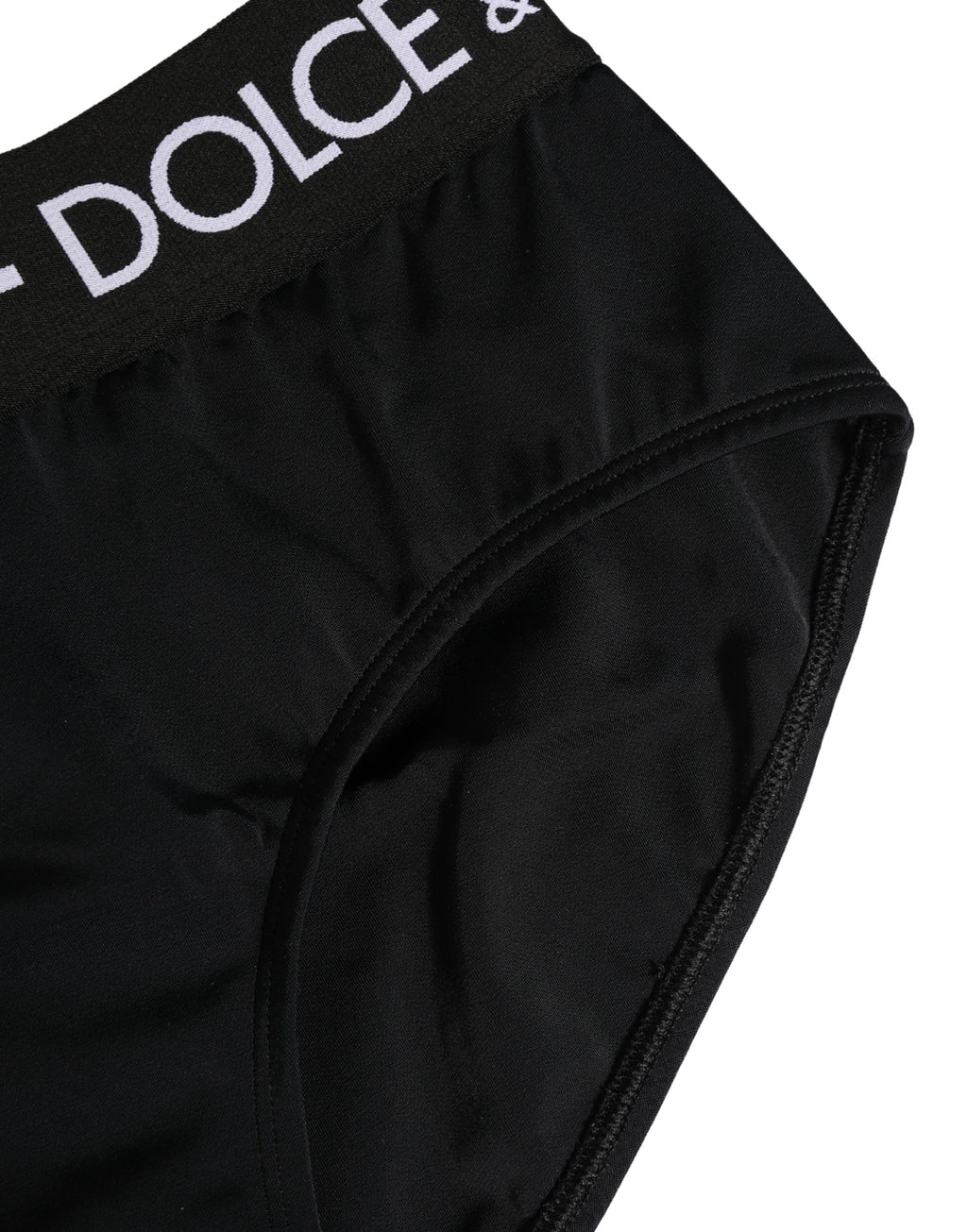 Culotte Dolce & Gabbana en nylon extensible noir