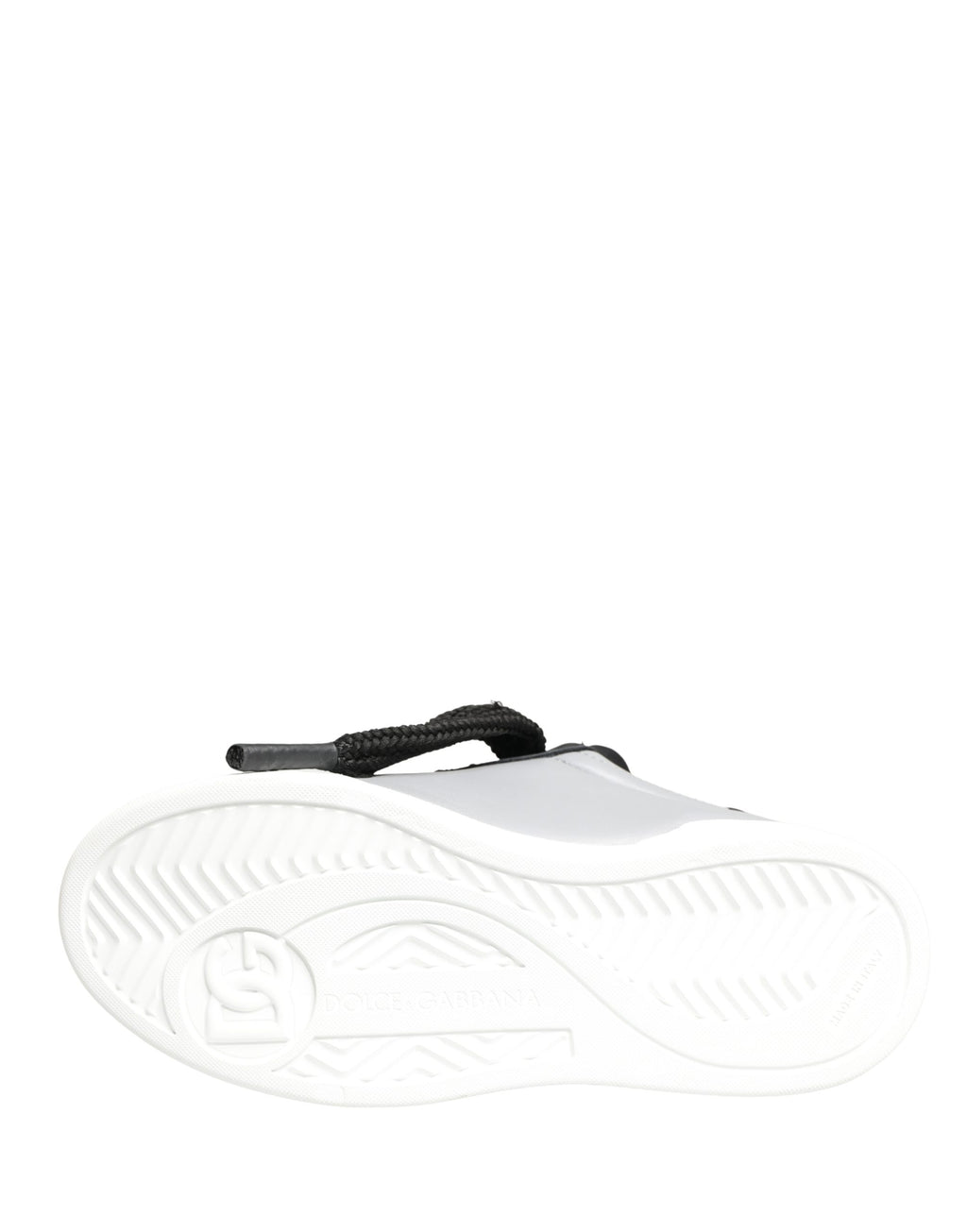 Chaussures Dolce & Gabbana en cuir gris à lacets, coupe basse