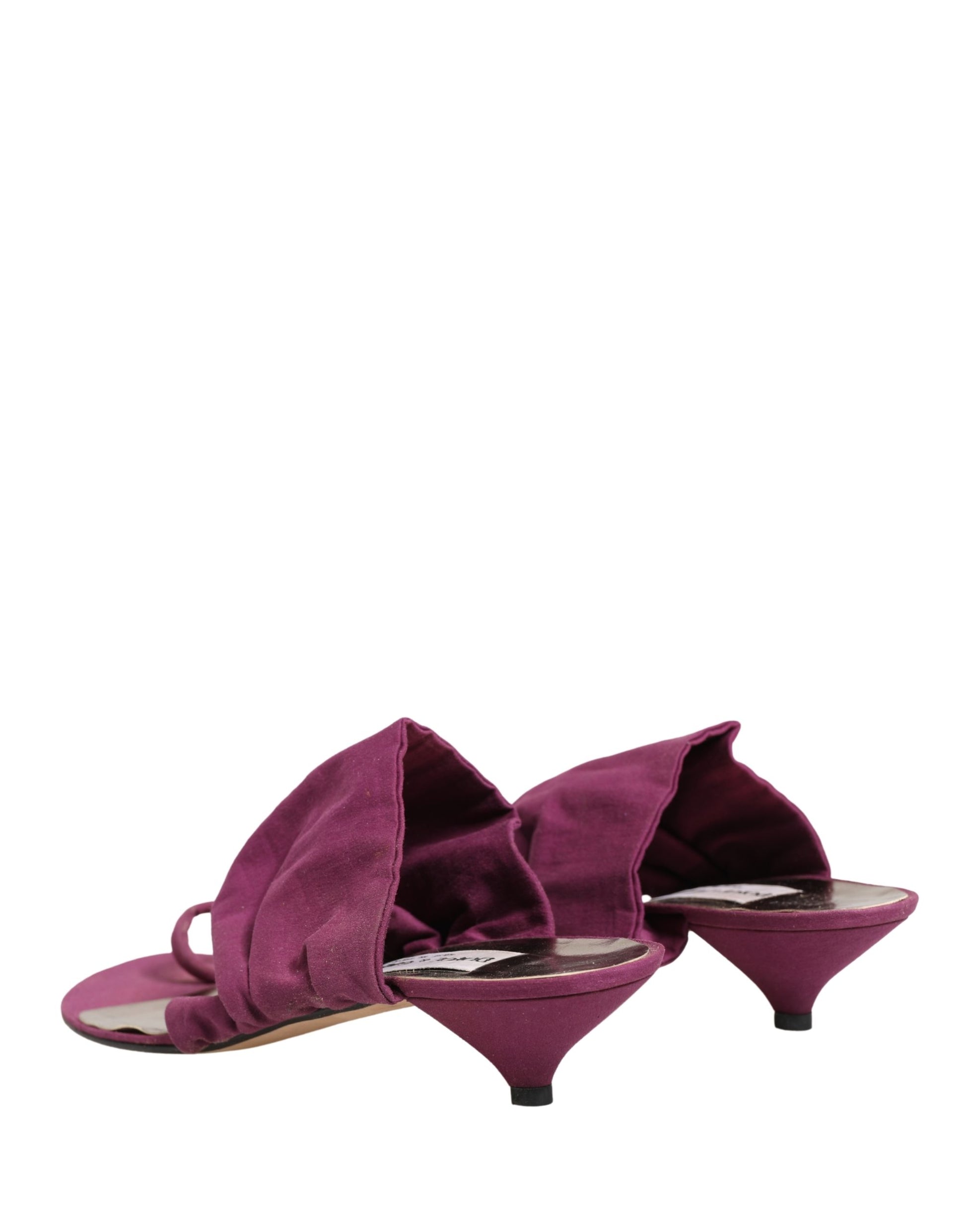 Dolce & Gabbana Sandales à talons violettes