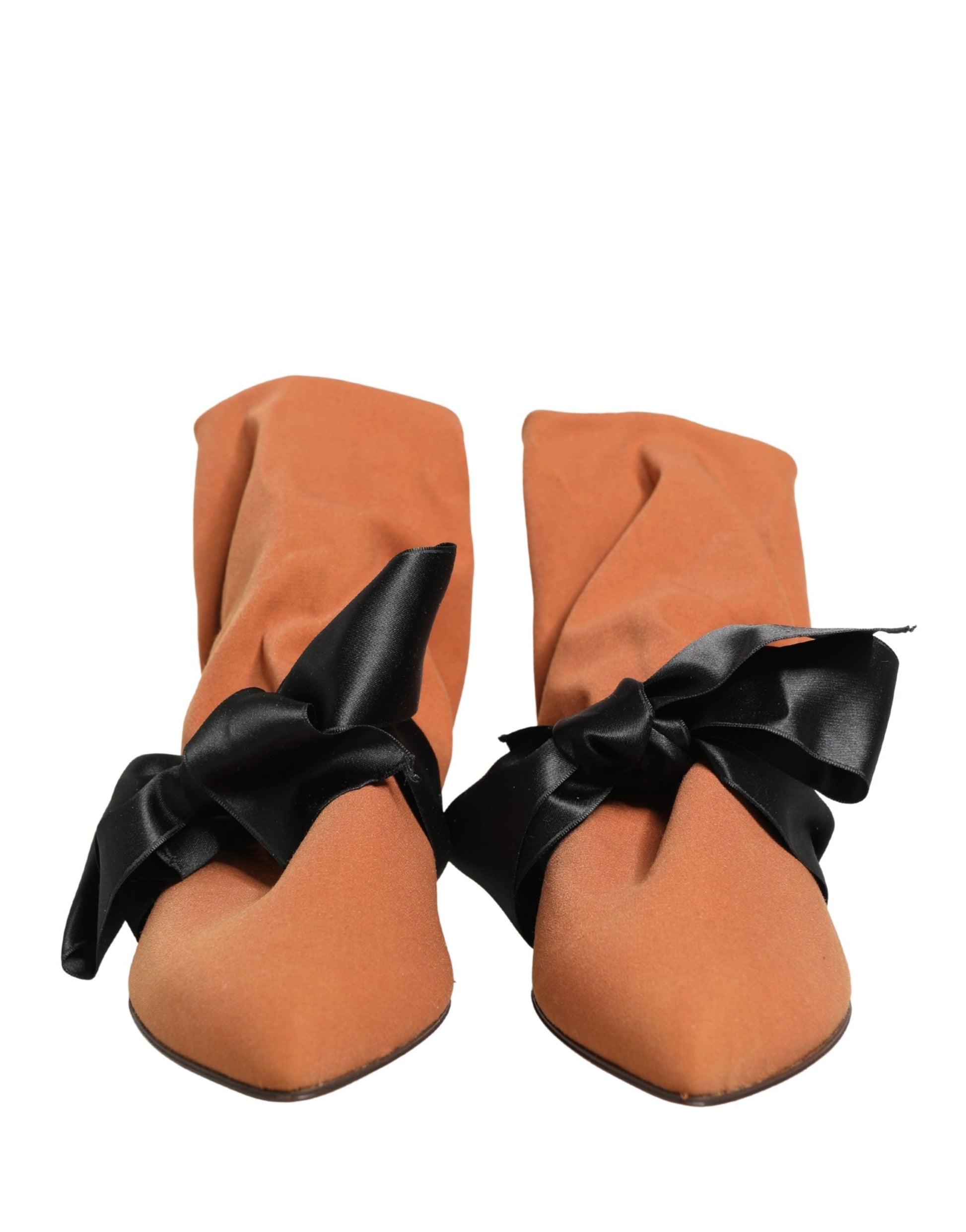 Bottes Dolce & Gabbana en daim marron et noir