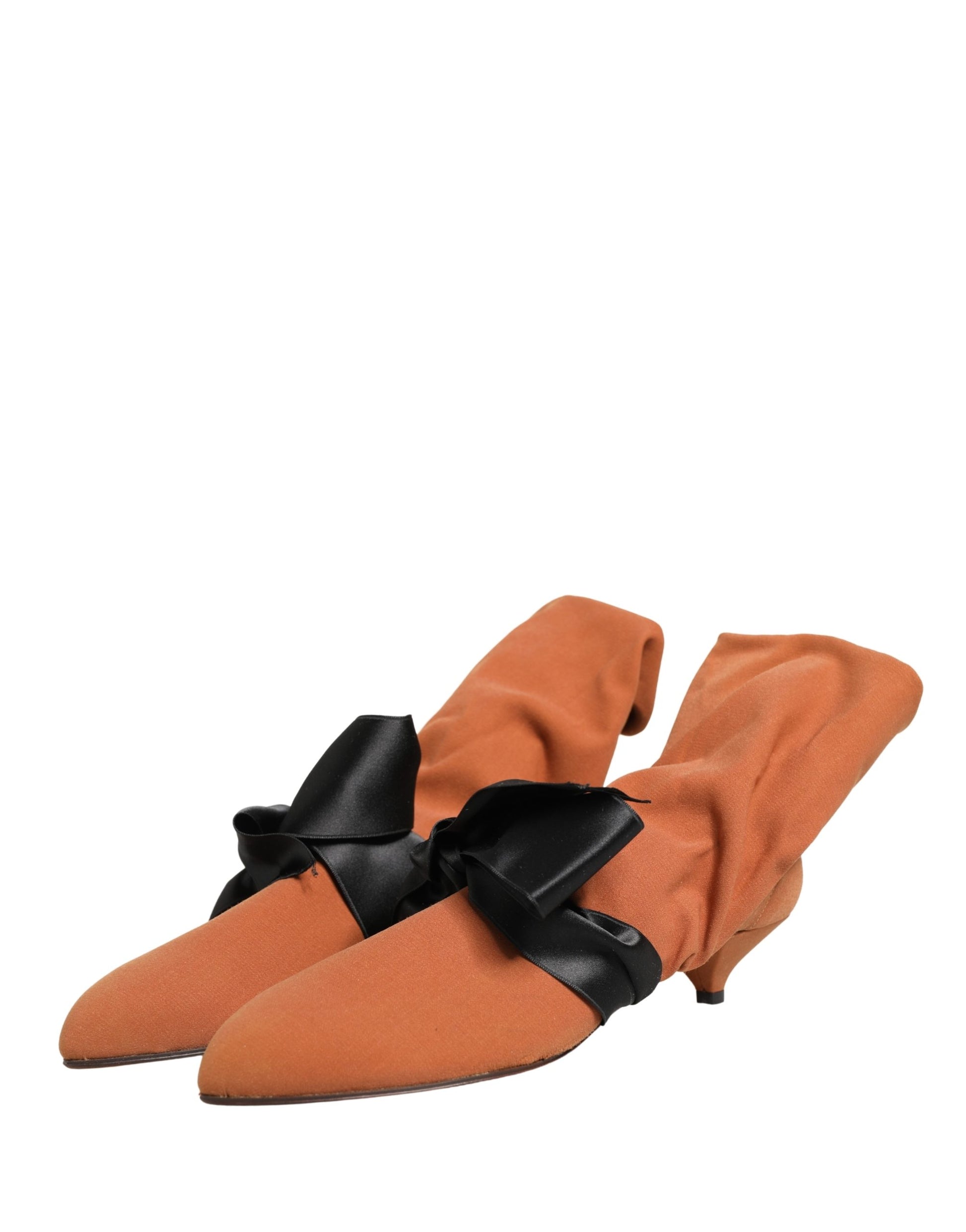 Bottes Dolce & Gabbana en daim marron et noir