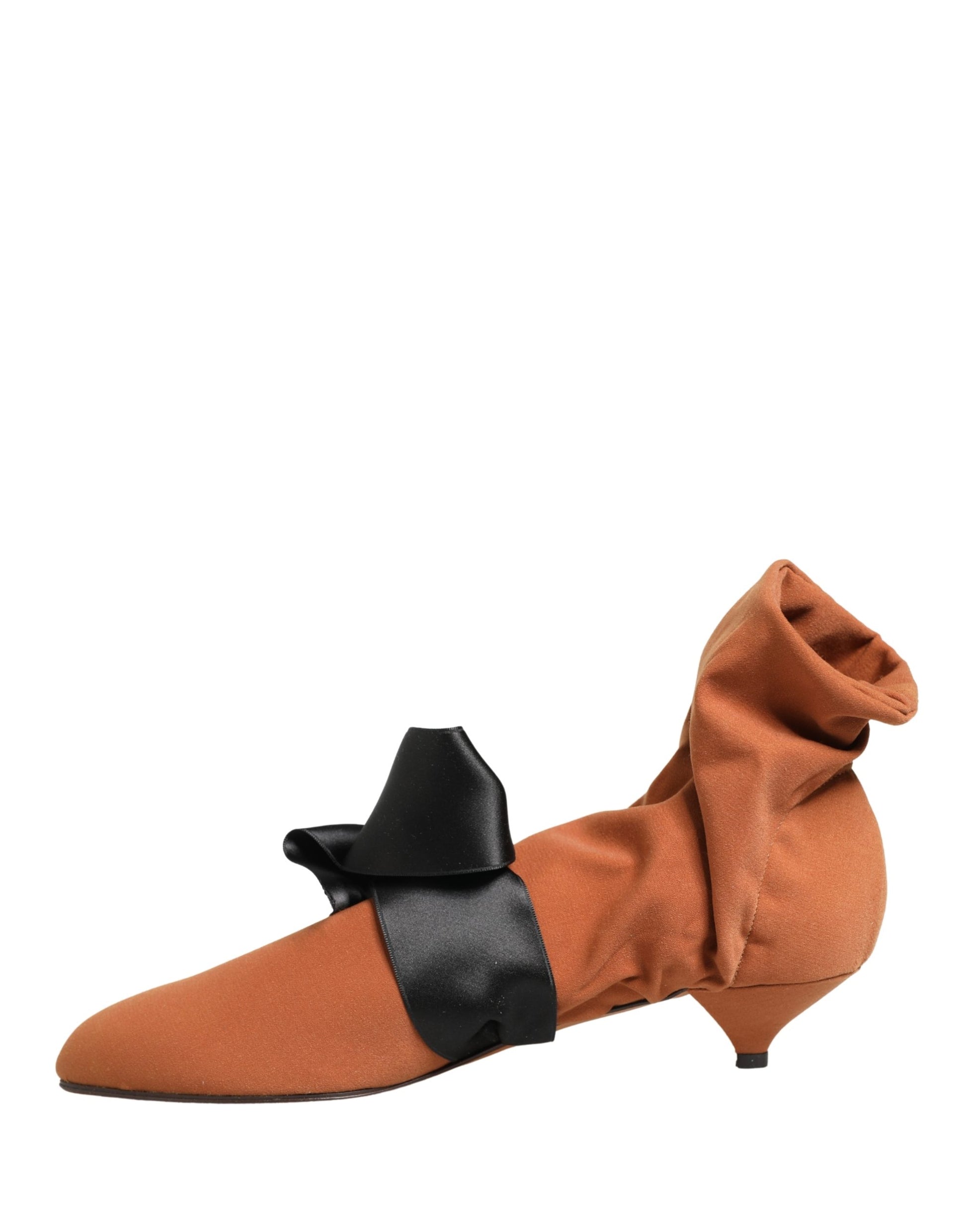 Bottes Dolce & Gabbana en daim marron et noir