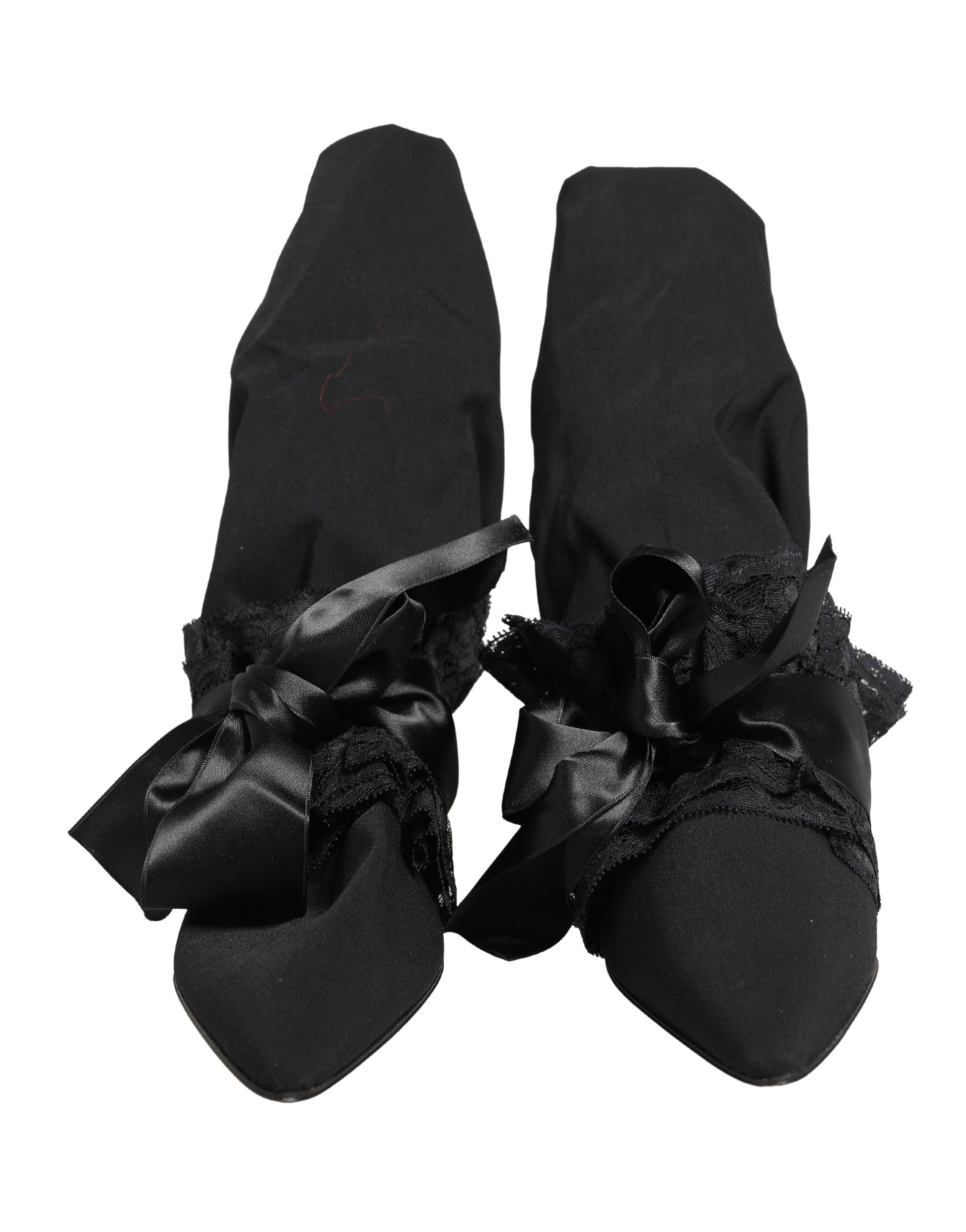 Bottes Mi-Mollet Dolce & Gabbana en Daim Noir