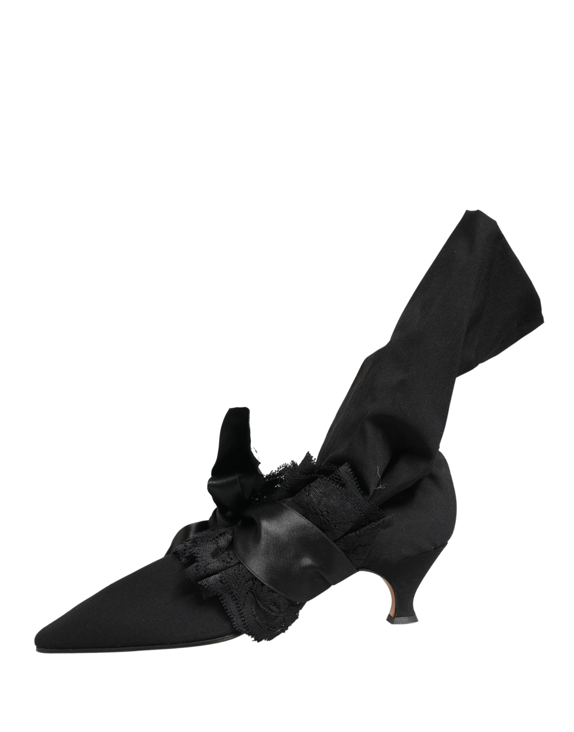 Bottes Mi-Mollet Dolce & Gabbana en Daim Noir