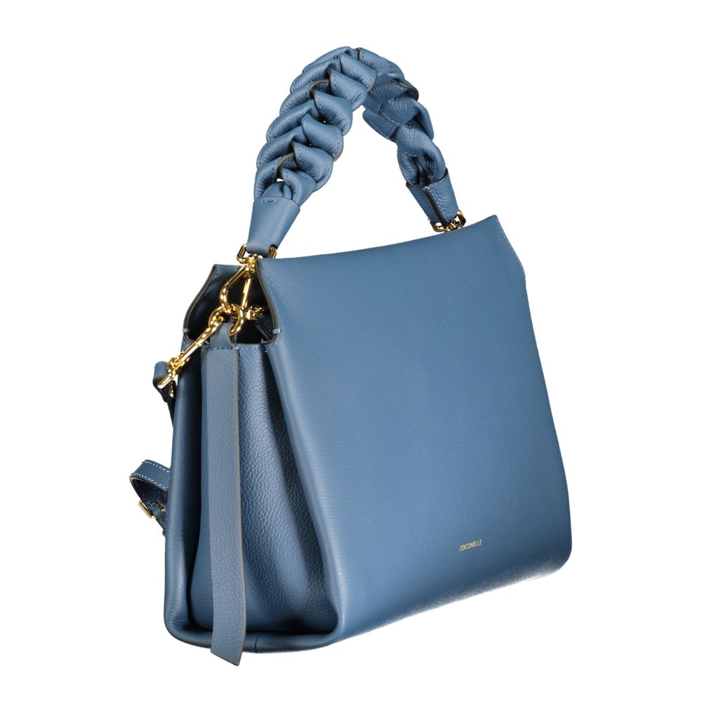 Sac à main Coccinelle en cuir bleu pour femme