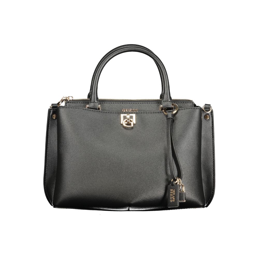 Sac à main Guess en polyuréthane noir pour femme
