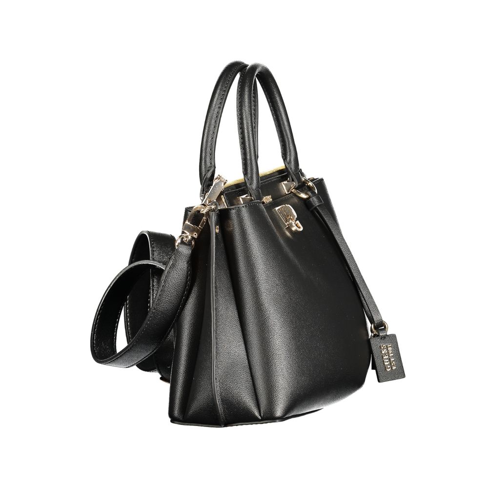 Sac à main Guess en polyuréthane noir pour femme