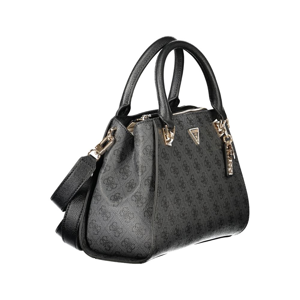 Sac à main Guess en polyuréthane noir pour femme