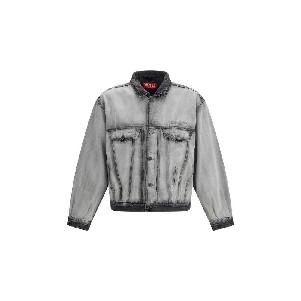 Veste en jean Diesel gris coton