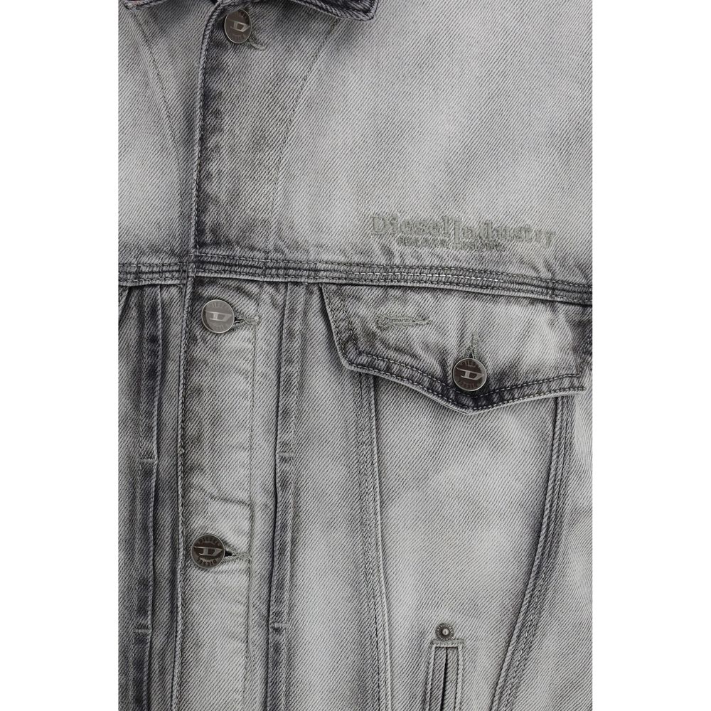 Veste en jean Diesel gris coton