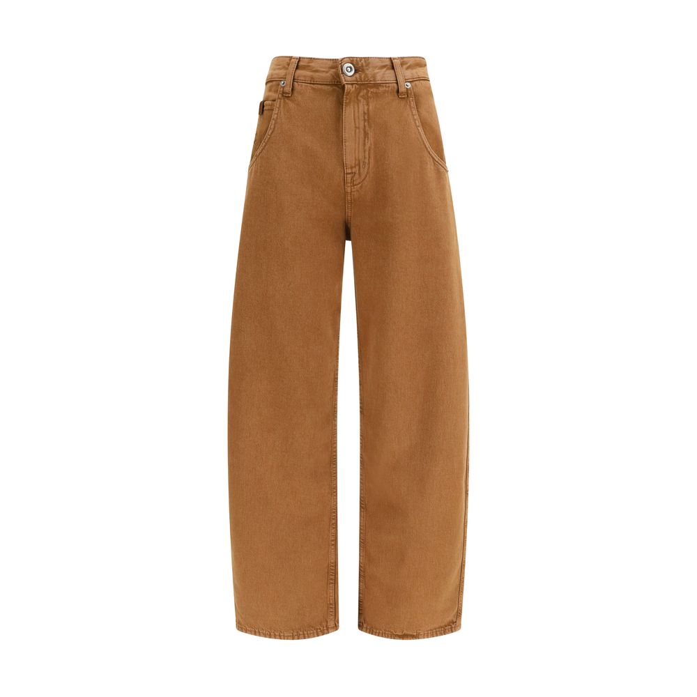 Jean coupe décontractée en coton marron Jacob Cohen