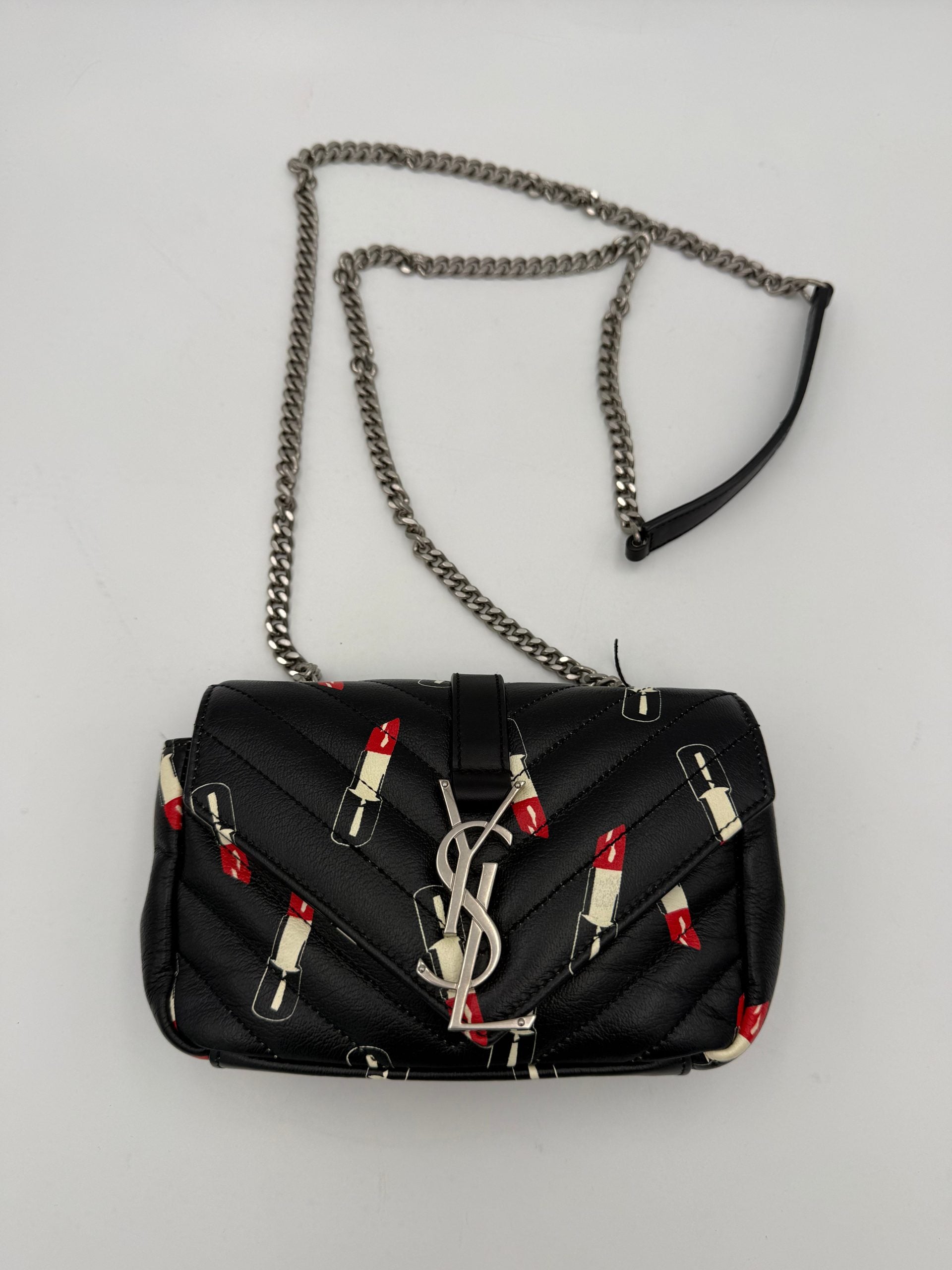 Saint Laurent SAC À MAIN SAINT LAURENT MINI COLLEGE Lipstick