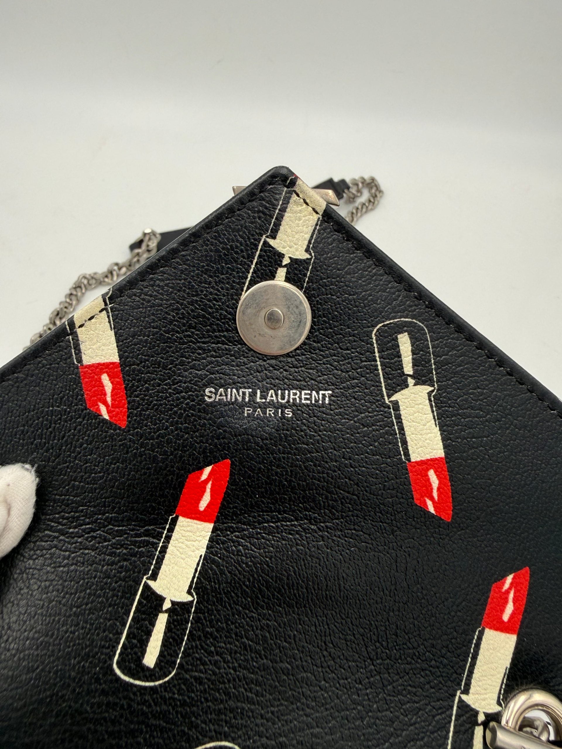 Saint Laurent SAC À MAIN SAINT LAURENT MINI COLLEGE Lipstick