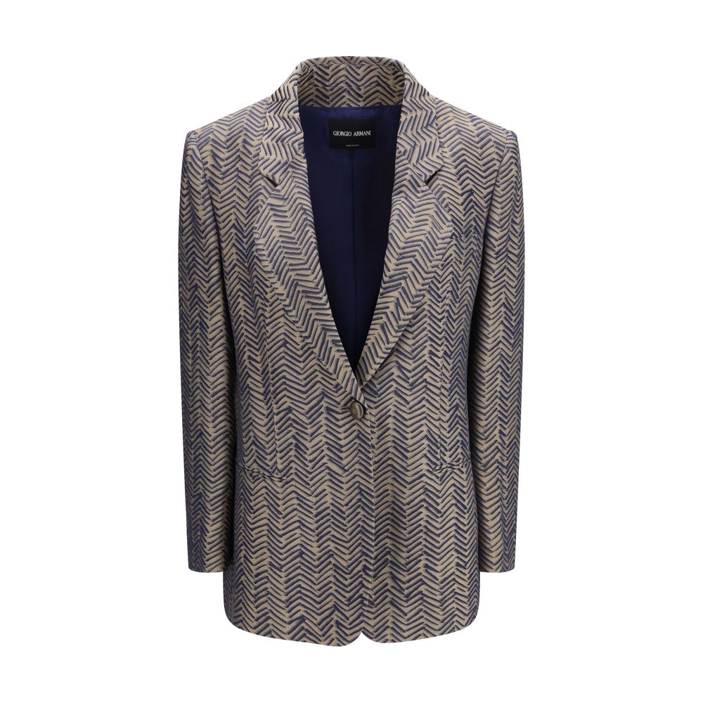 Blazer Giorgio Armani en viscose beige