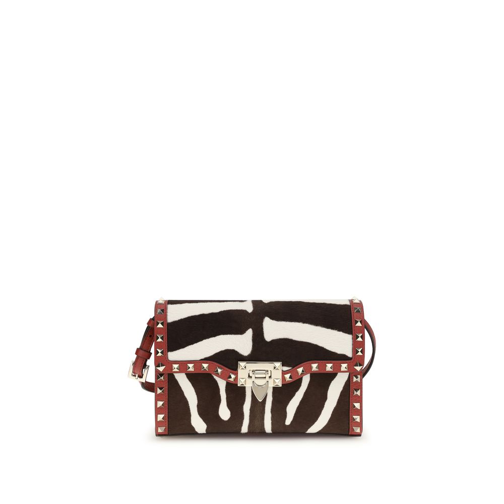 Sac à bandoulière Valentino Garavani en cuir de veau multicolore Bos Taurus