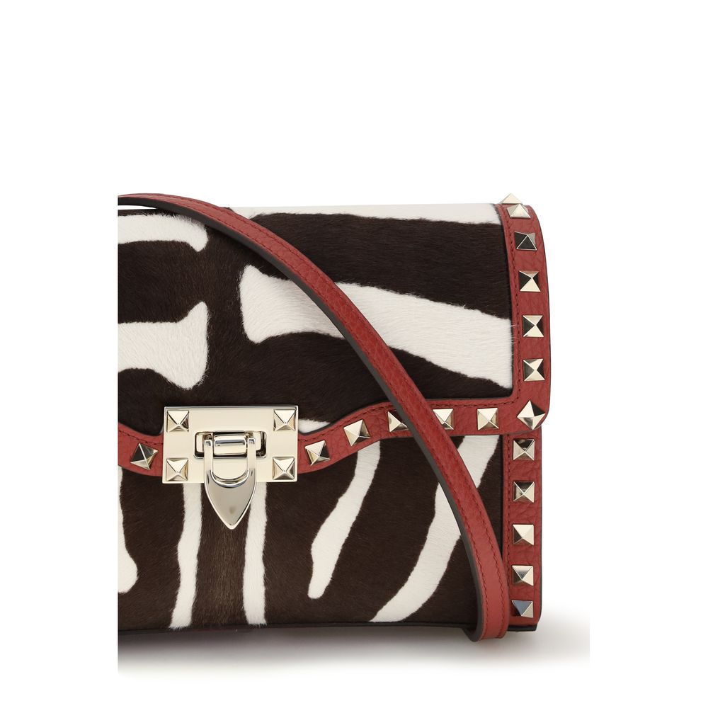 Sac à bandoulière Valentino Garavani en cuir de veau multicolore Bos Taurus