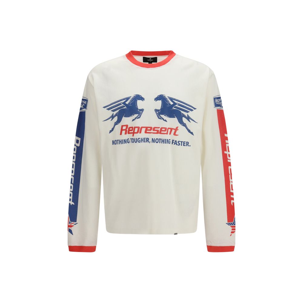 Représenter des vêtements de sport en coton blanc