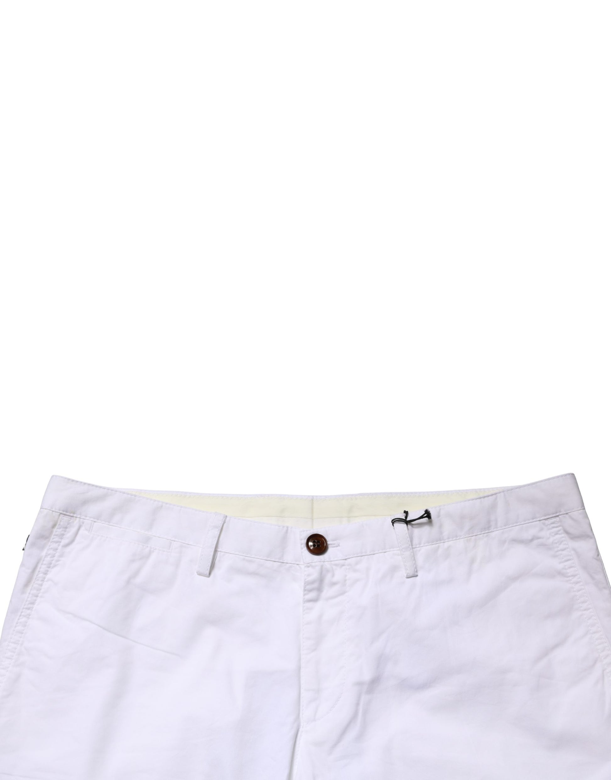 Hugo Boss Pantalon chino coupe slim taille mi-basse blanc