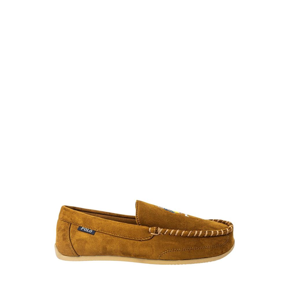 Chausson en fausse fourrure beige Ralph Lauren