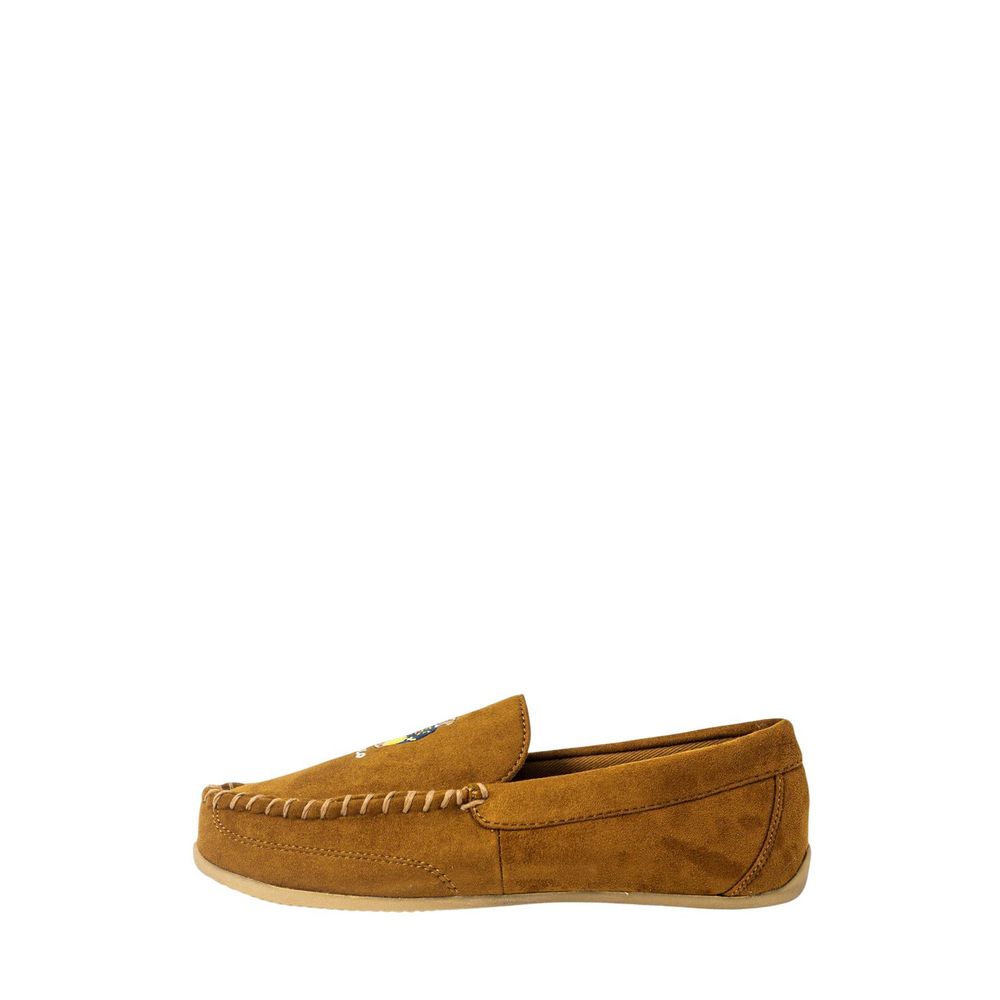 Chausson en fausse fourrure beige Ralph Lauren