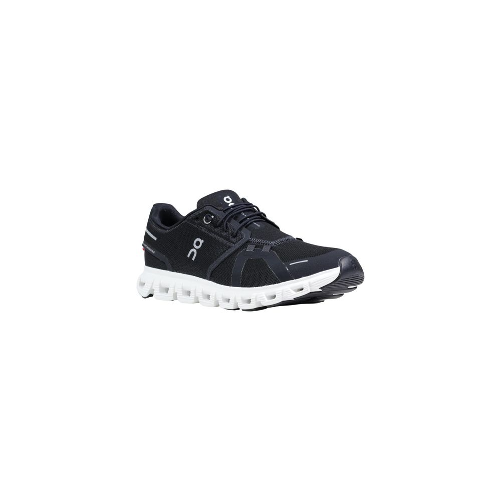 On Running Black And White Recycled Polyester Athletic Sneakers