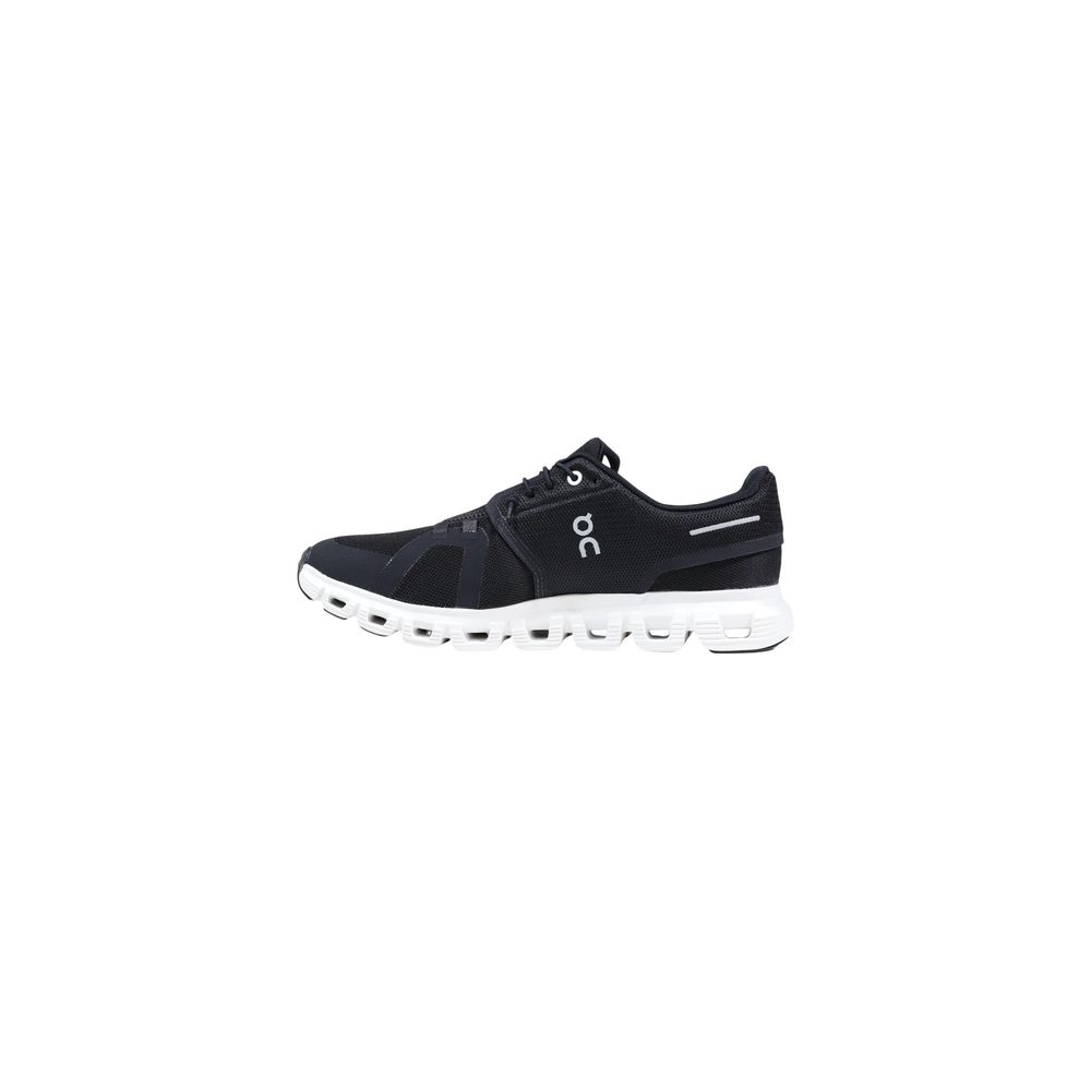 On Running Black And White Recycled Polyester Athletic Sneakers