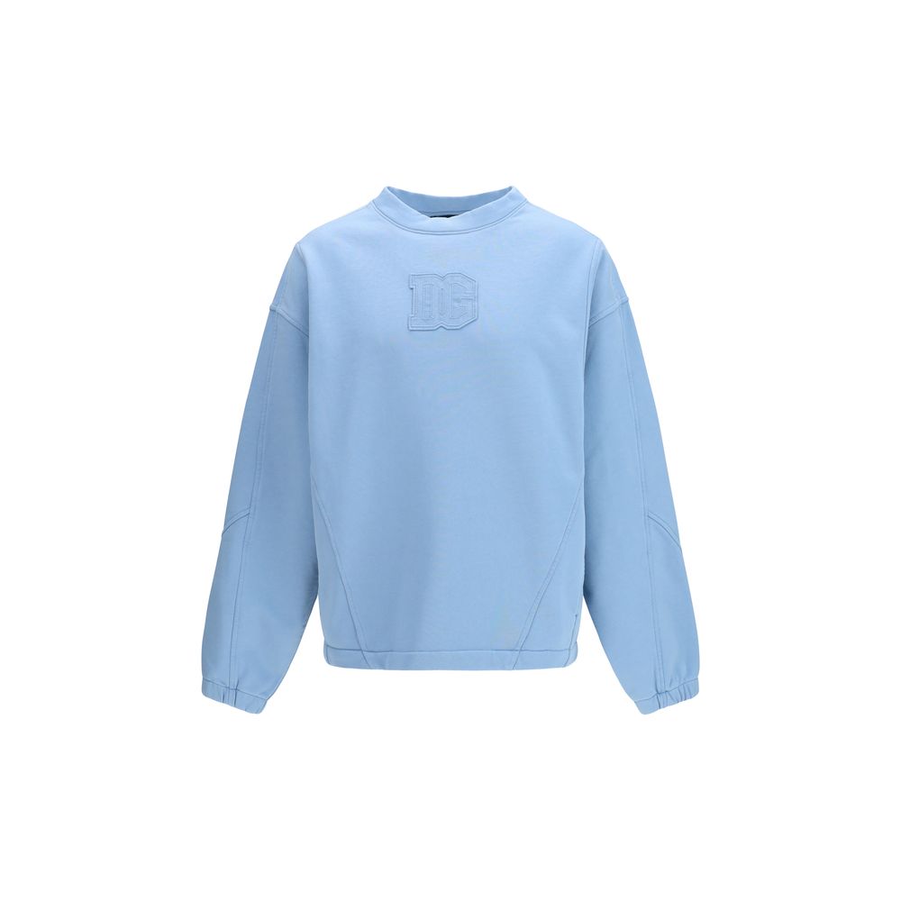 Sweat-shirt Dolce & Gabbana en coton bleu