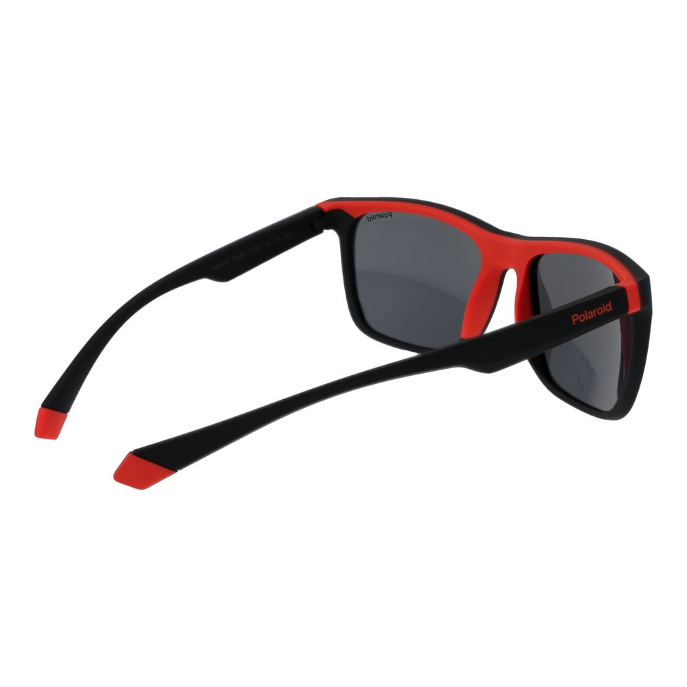 Lunettes de soleil Polaroid en plastique noir