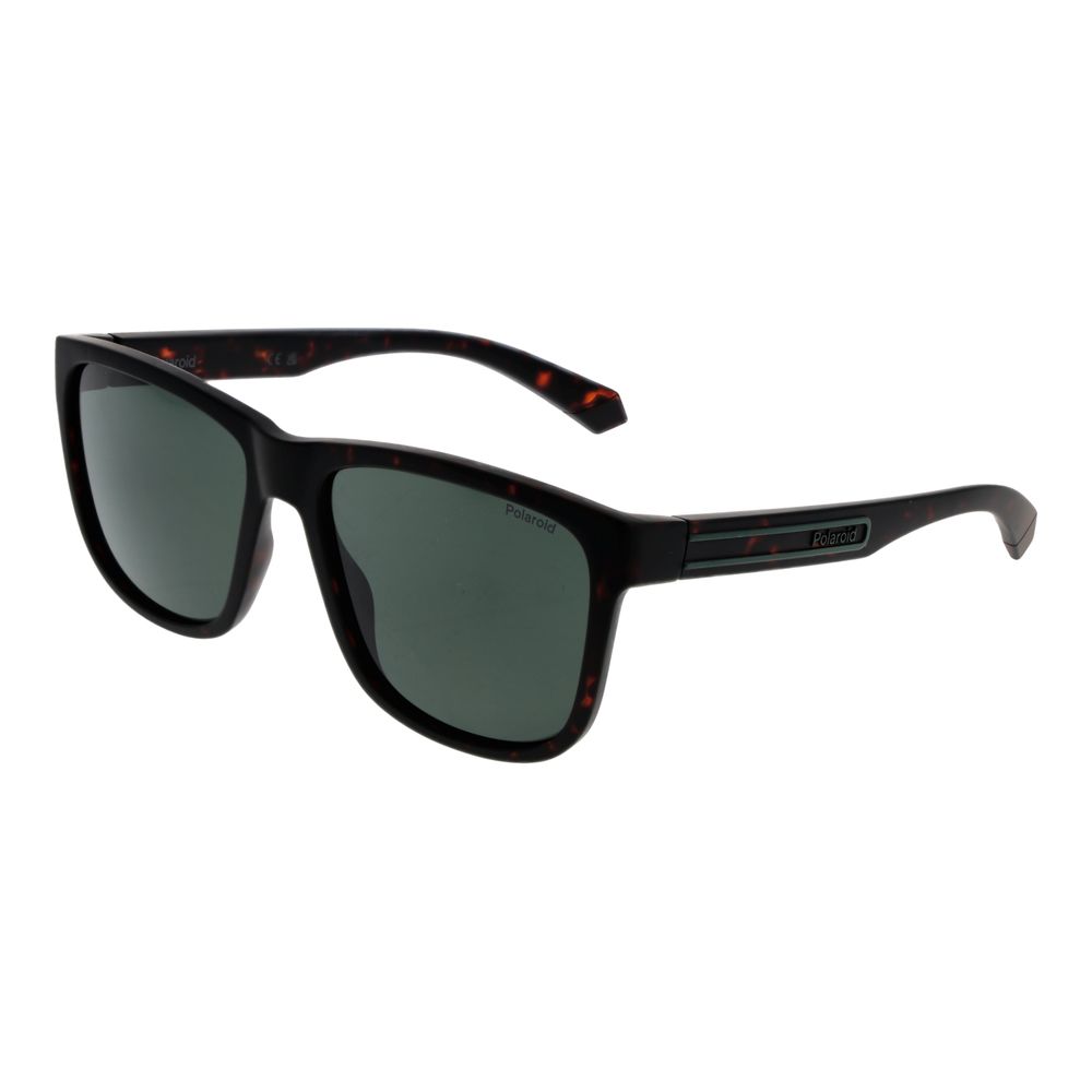 Lunettes de soleil Polaroid en plastique marron
