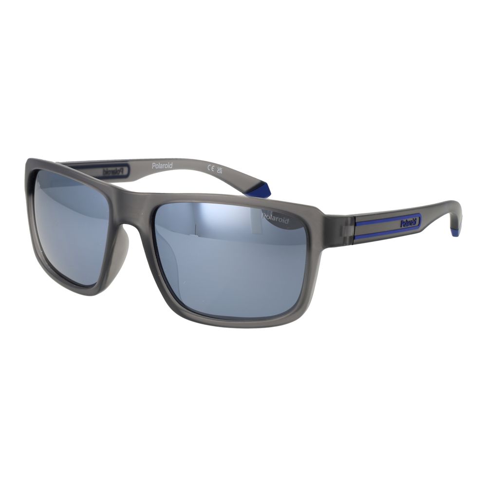 Lunettes de soleil Polaroid en plastique gris