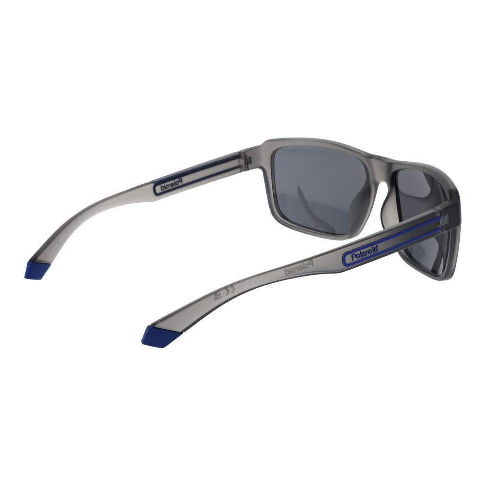 Lunettes de soleil Polaroid en plastique gris