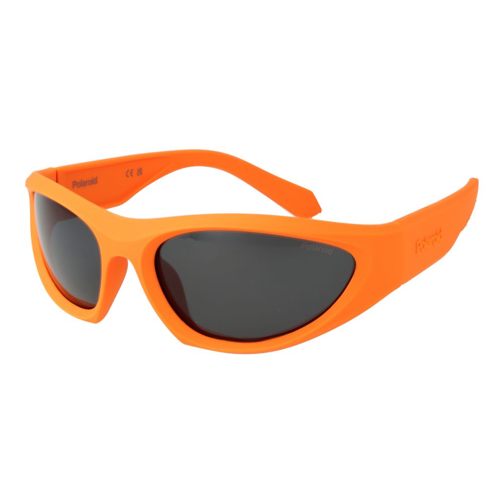 Lunettes de soleil Polaroid en plastique orange