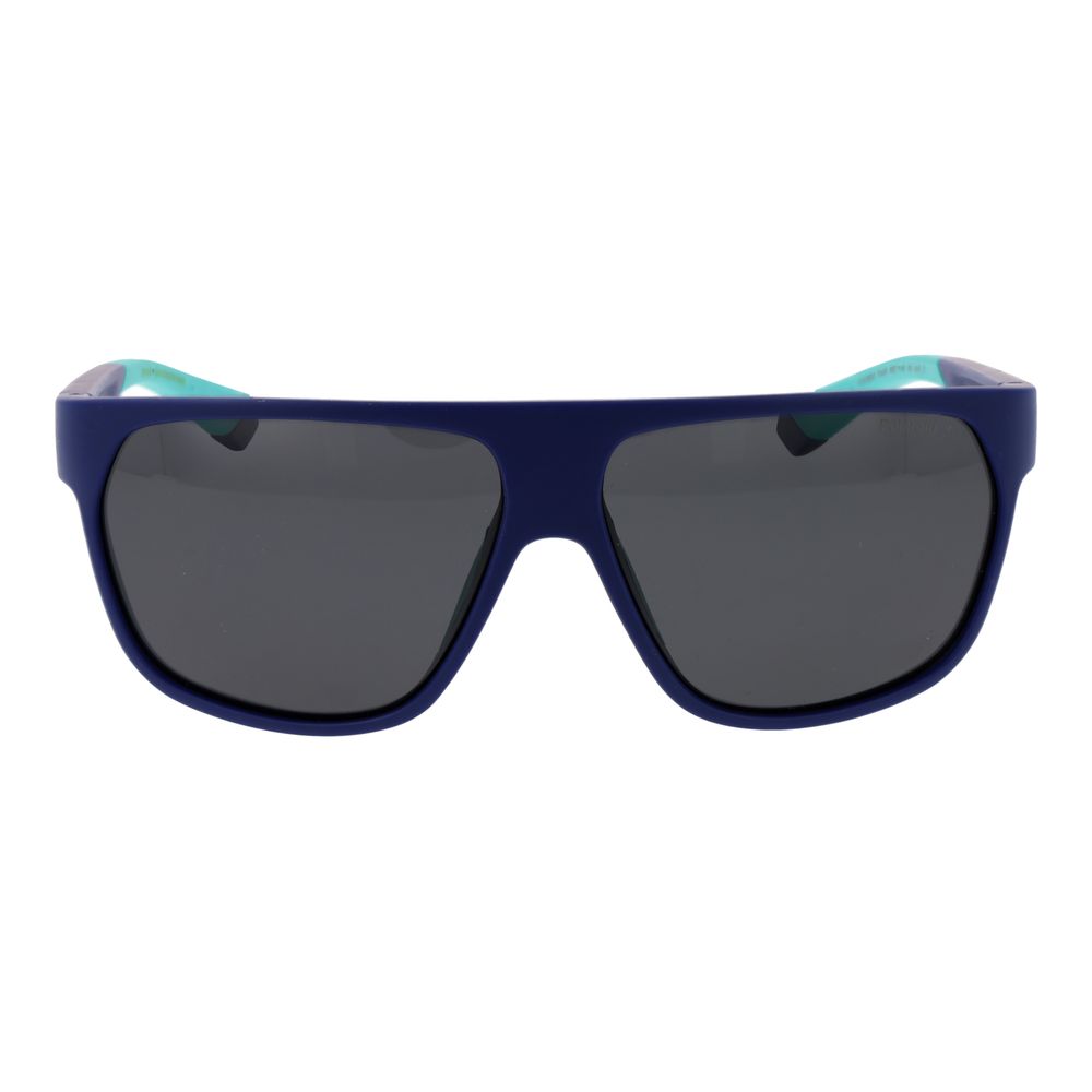 Lunettes de soleil en plastique bleu Polaroid
