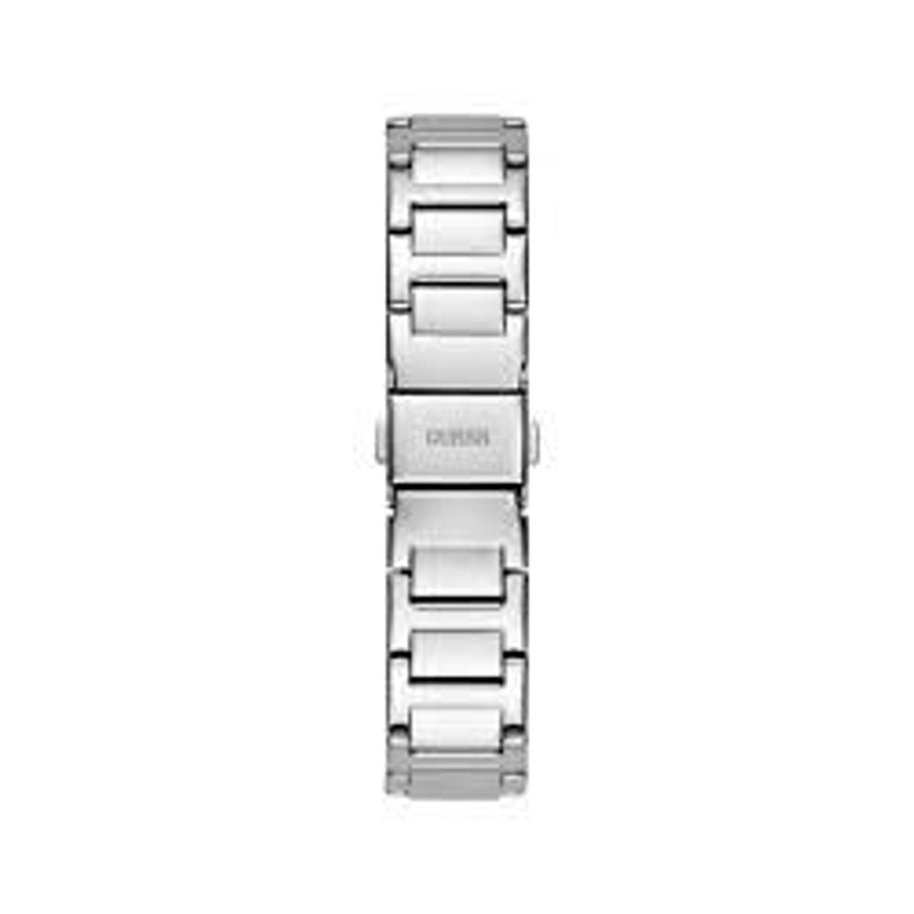 Montre Guess Femme en Acier Inoxydable Gris, Bracelet en Maille Milanaise