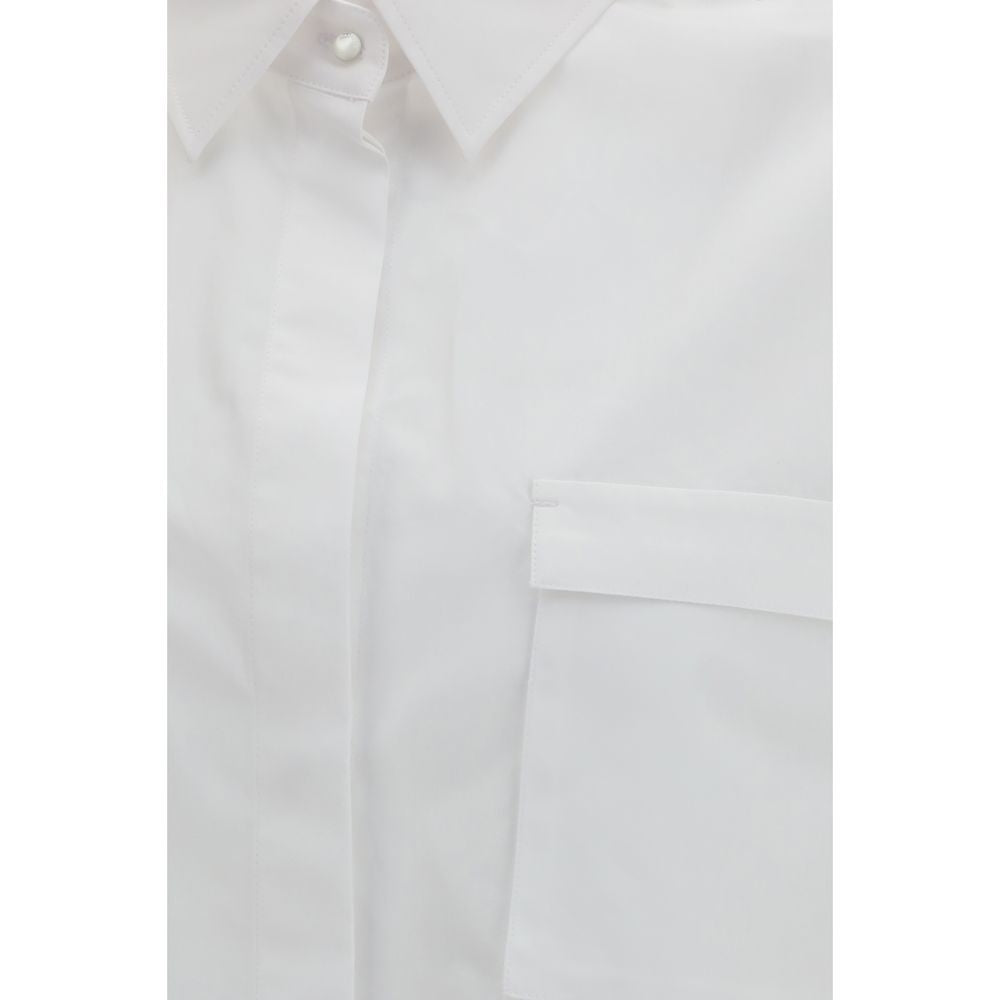 Chemise en coton blanc Max Mara